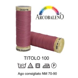 FILO POLI mt100.GRIGIO LUCE...